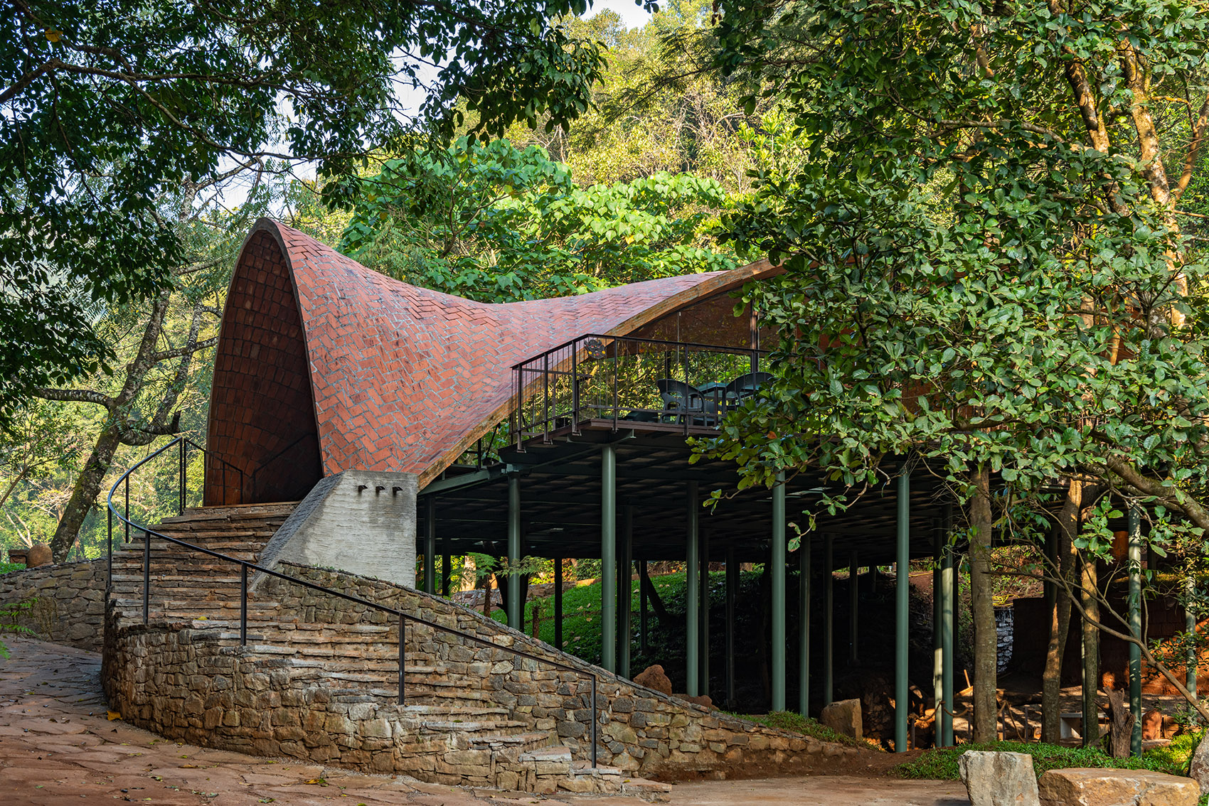 dining at devadhare india by play architecture