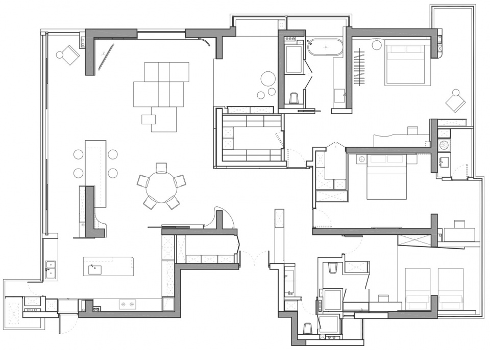 River view mansion Chen You design