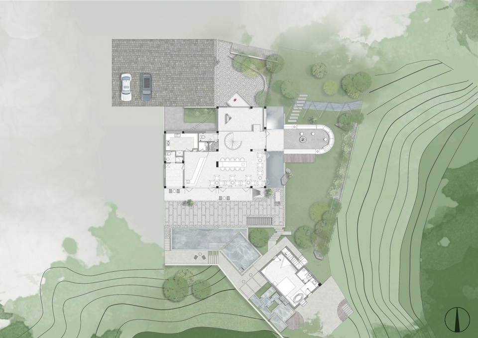 Hills Resort Living Art Gallery JK DESIGN STUDIO