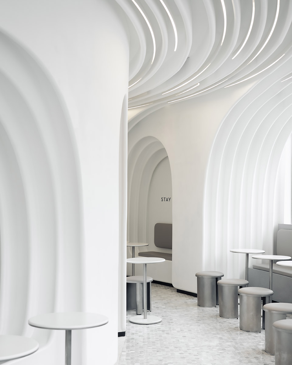 renovated heytea disneytown store shanghai by architecture as narration