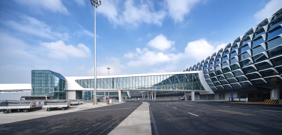 Shenzhen Bao an International Airport Satellite Concourse China by GDAD Aedas Landrum Brown