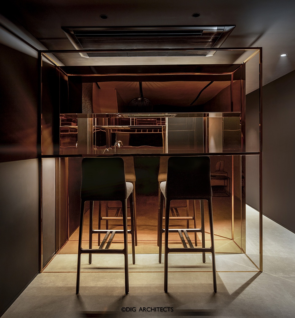 copper cube haus by dig architects