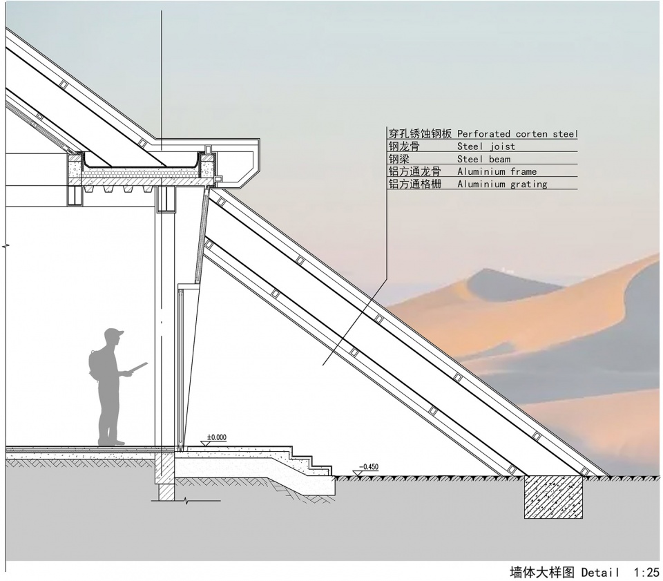 service center of the desert galaxy camp in zhongwei china by 3andwich design