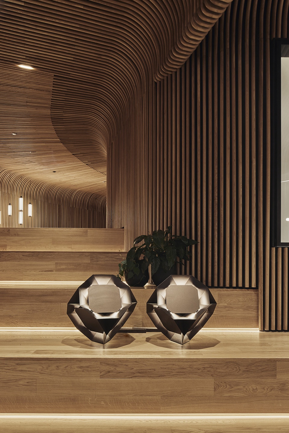 sculptform studio showroom by woods bagot