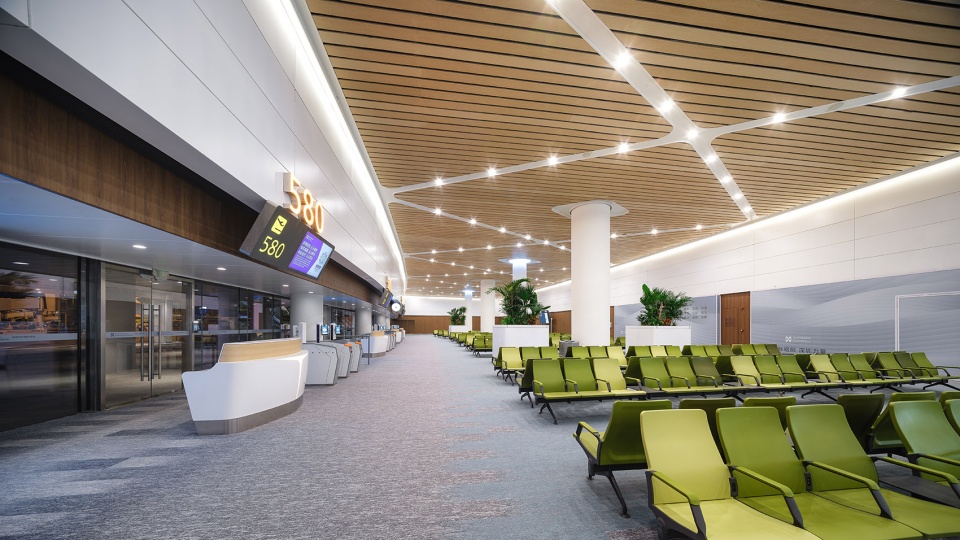 Shenzhen Bao an International Airport Satellite Concourse China by GDAD Aedas Landrum Brown