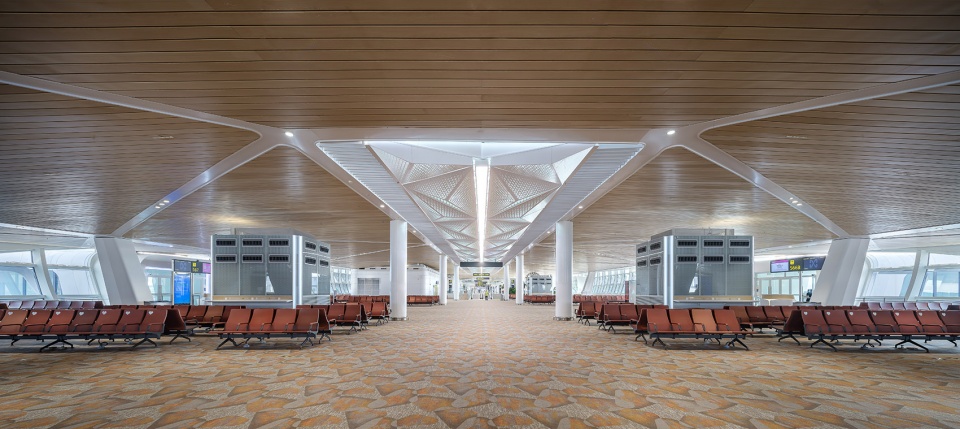 Shenzhen Bao an International Airport Satellite Concourse China by GDAD Aedas Landrum Brown