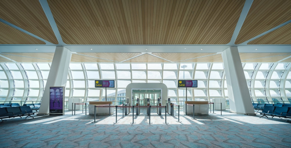 Shenzhen Bao an International Airport Satellite Concourse China by GDAD Aedas Landrum Brown