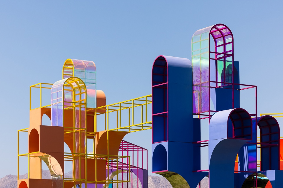 coachella 2022 art installation the playground by architensions