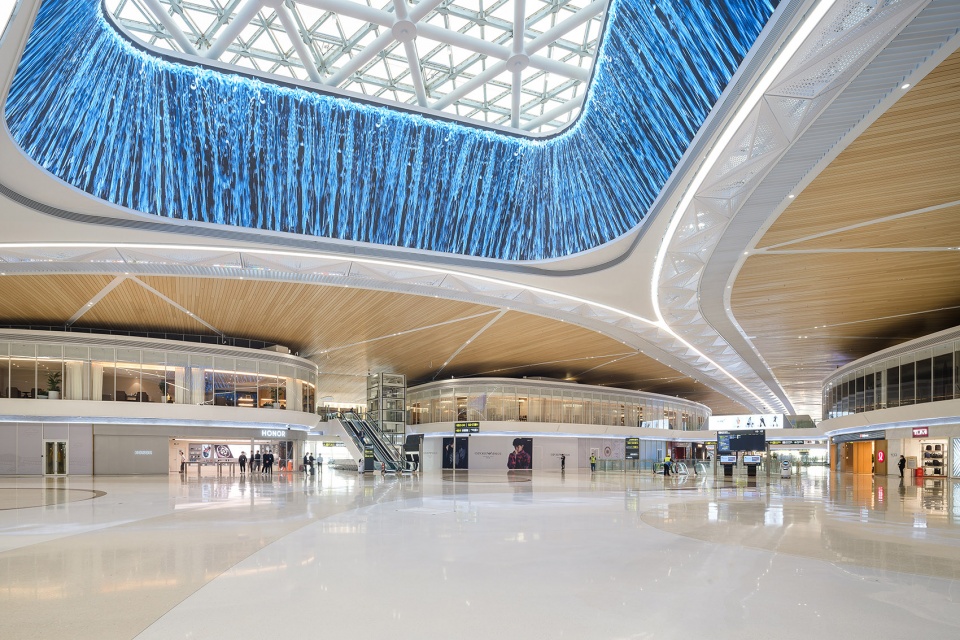 Shenzhen Bao an International Airport Satellite Concourse China by GDAD Aedas Landrum Brown
