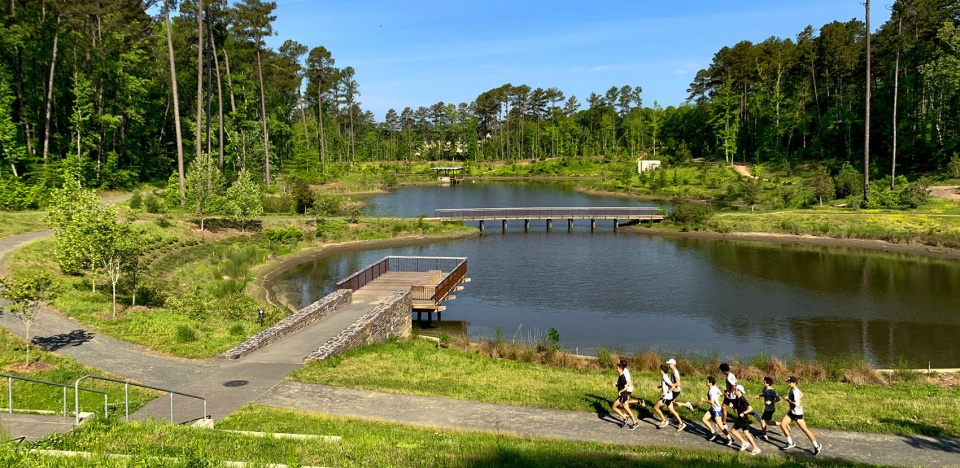 2021 asla Duke University Water Reclamation Pond Nelson Byrd Woltz Landscape Architects