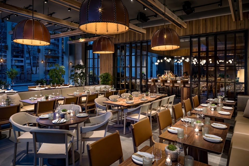 Interior design of 1 Hotel Toronto by Rockwell Group