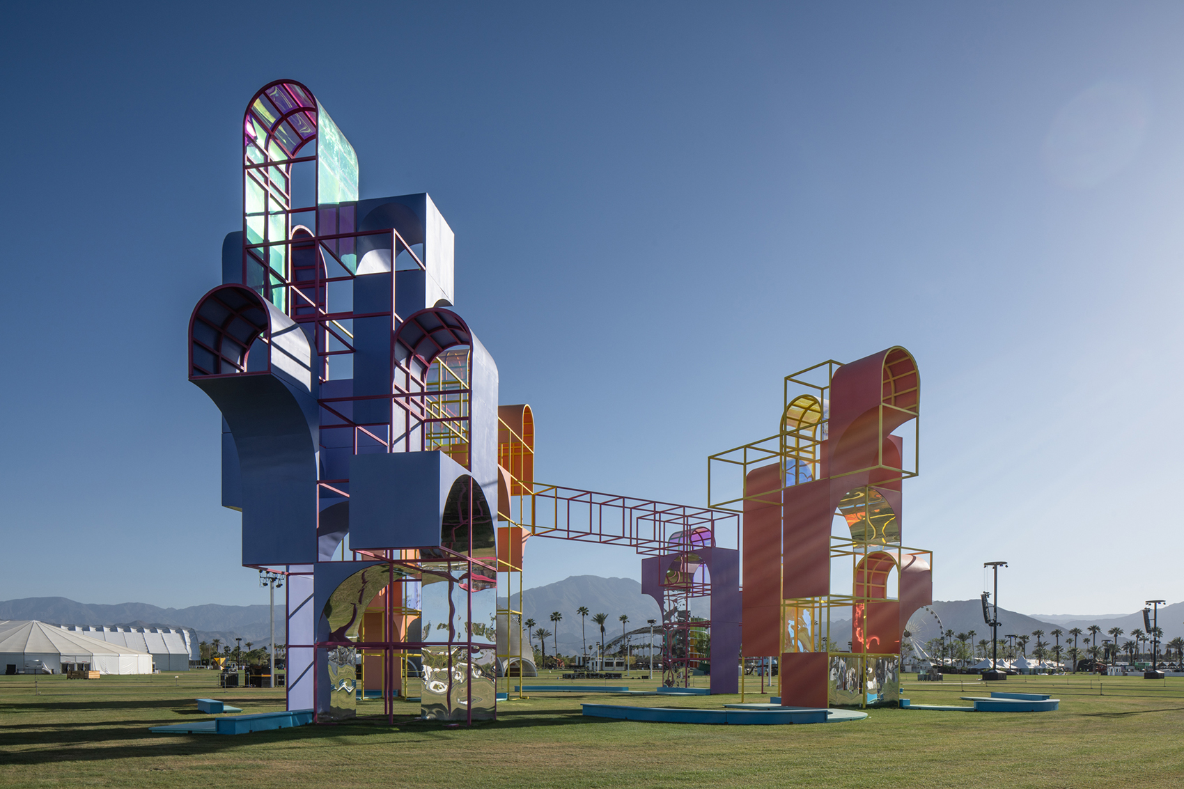 coachella 2022 art installation the playground by architensions