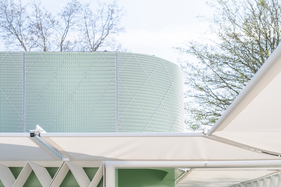 facade of uae pavilion at flower expo 2022 by pragma aectual