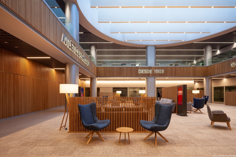 offices for club atletico de madrid by cruz y ortiz architects
