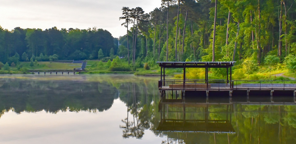 2021 asla Duke University Water Reclamation Pond Nelson Byrd Woltz Landscape Architects
