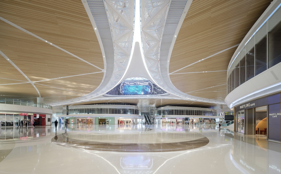 Shenzhen Bao an International Airport Satellite Concourse China by GDAD Aedas Landrum Brown