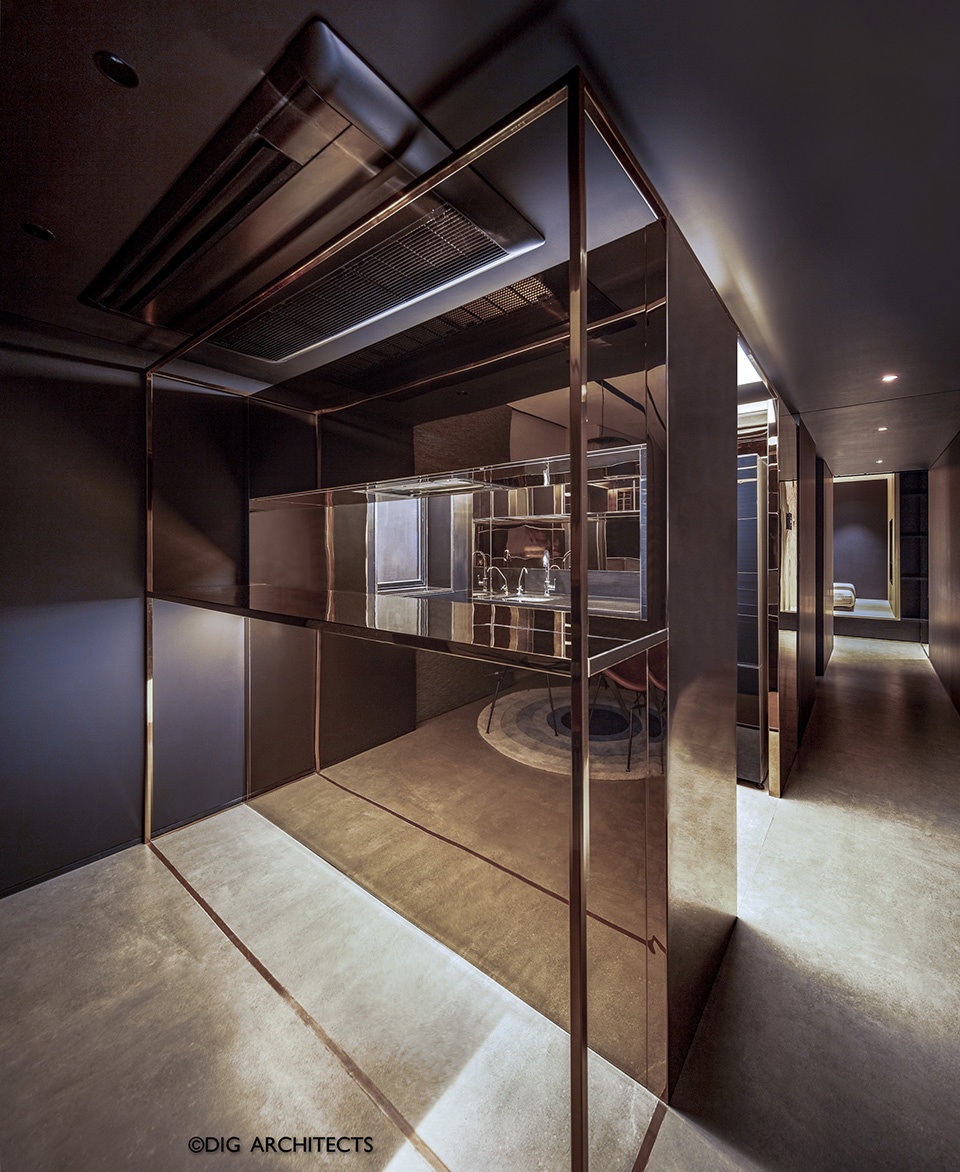 copper cube haus by dig architects