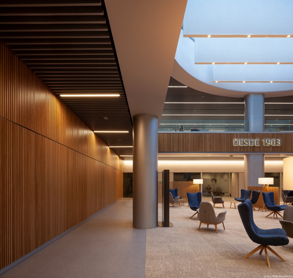 offices for club atletico de madrid by cruz y ortiz architects