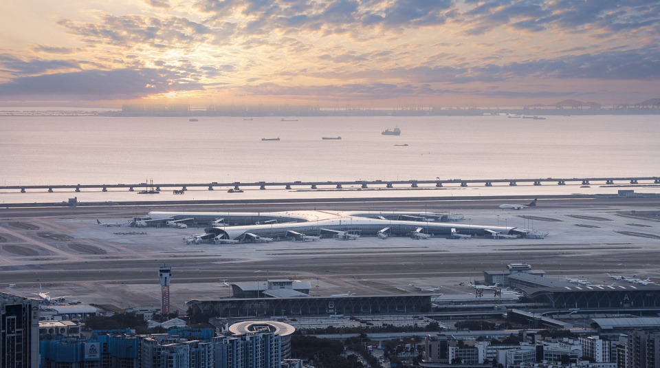 Shenzhen Bao an International Airport Satellite Concourse China by GDAD Aedas Landrum Brown