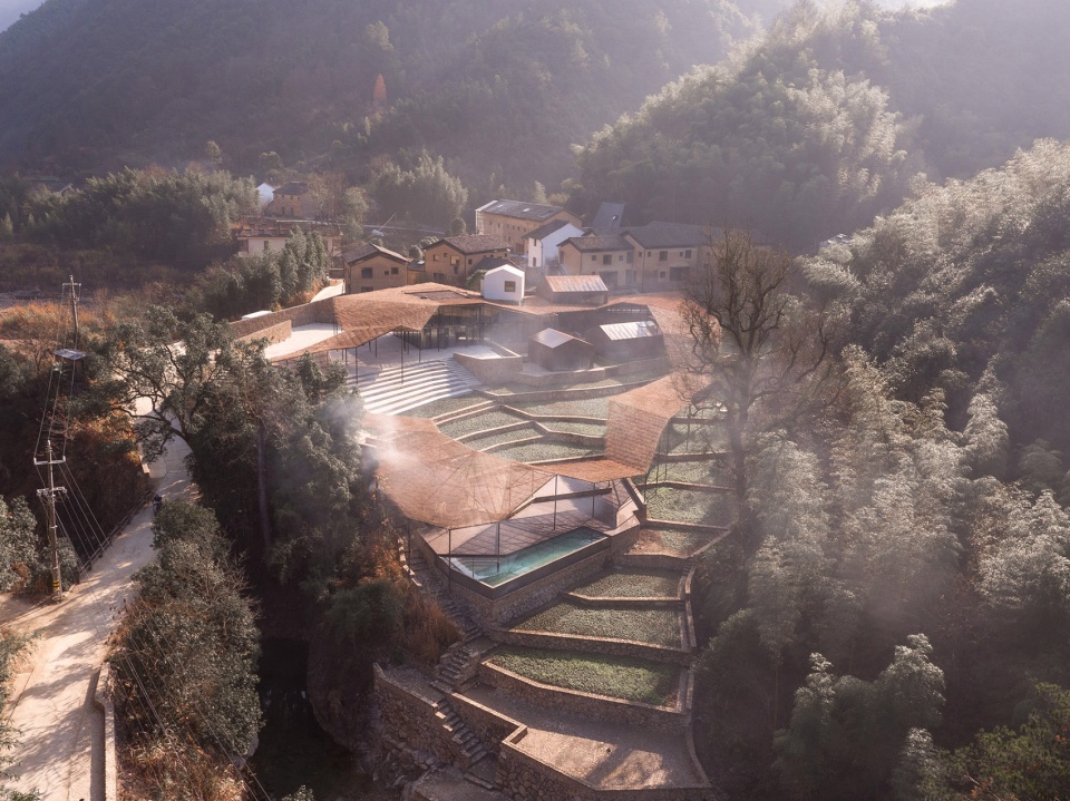flowing cloud pavilion china by sou fujimoto architects