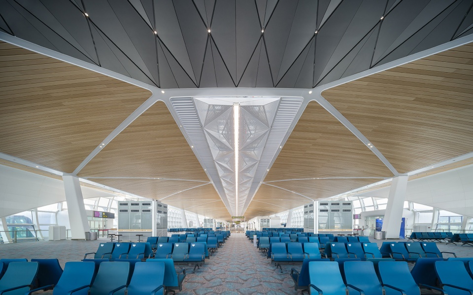 Shenzhen Bao an International Airport Satellite Concourse China by GDAD Aedas Landrum Brown
