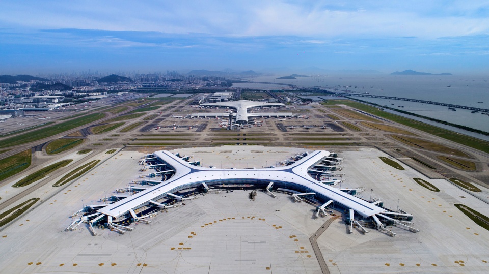 Shenzhen Bao an International Airport Satellite Concourse China by GDAD Aedas Landrum Brown