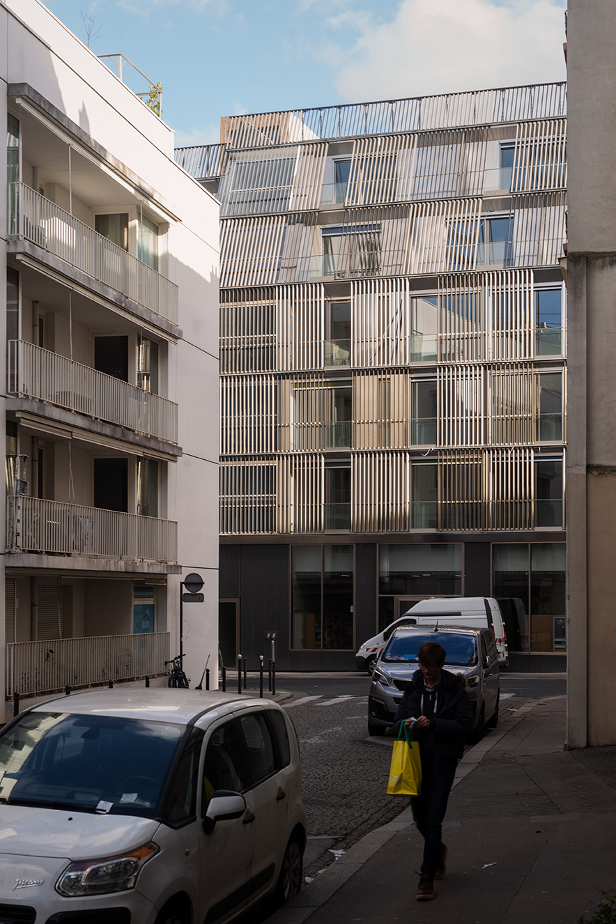 mixed use building rue castagnary by tank
