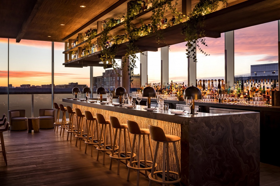 Interior design of 1 Hotel Toronto by Rockwell Group