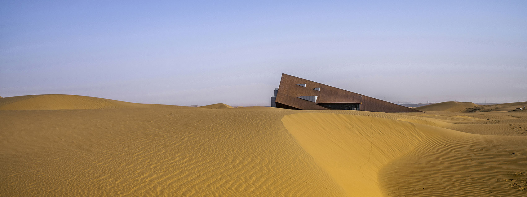 service center of the desert galaxy camp in zhongwei china by 3andwich design
