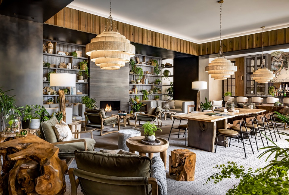 Interior design of 1 Hotel Toronto by Rockwell Group