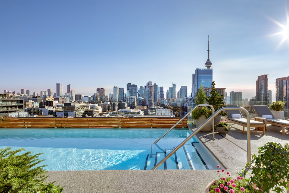 Interior design of 1 Hotel Toronto by Rockwell Group