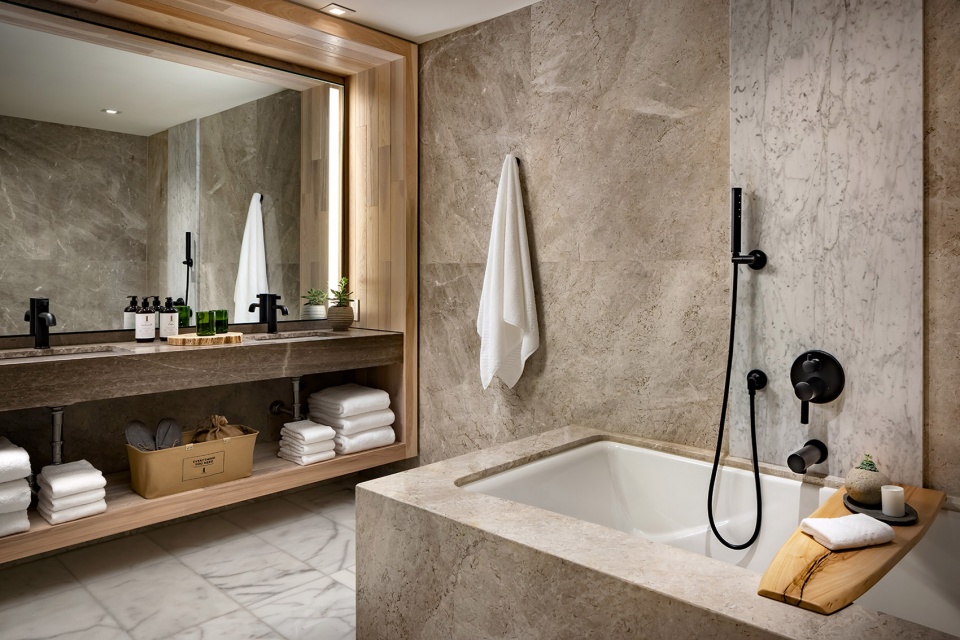 Interior design of 1 Hotel Toronto by Rockwell Group