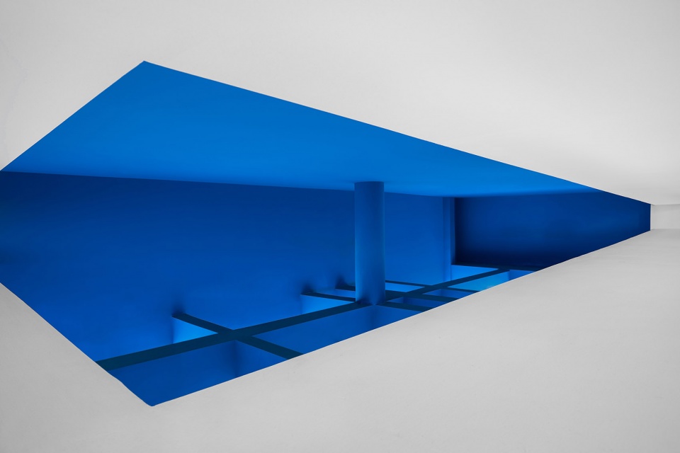 art school in blue white china by various associates