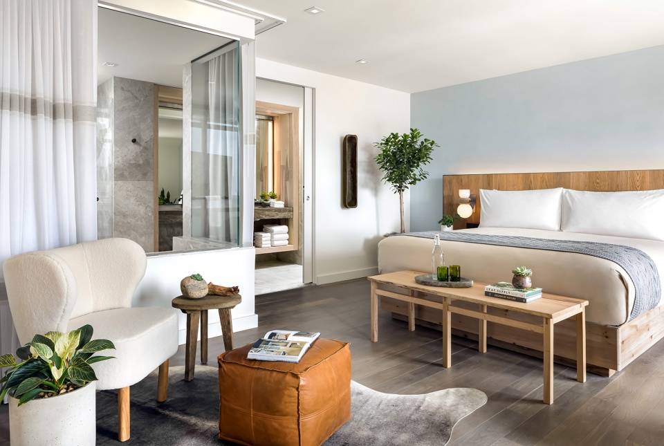 Interior design of 1 Hotel Toronto by Rockwell Group