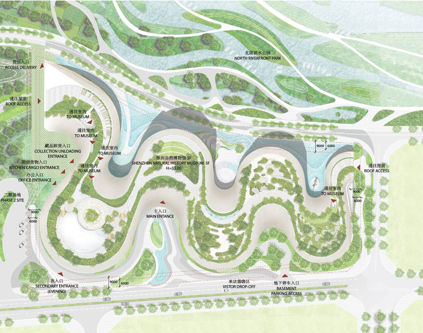 The Landscape Scheme of Shenzhen Natural History Museum BH Architects3XNZhubo
