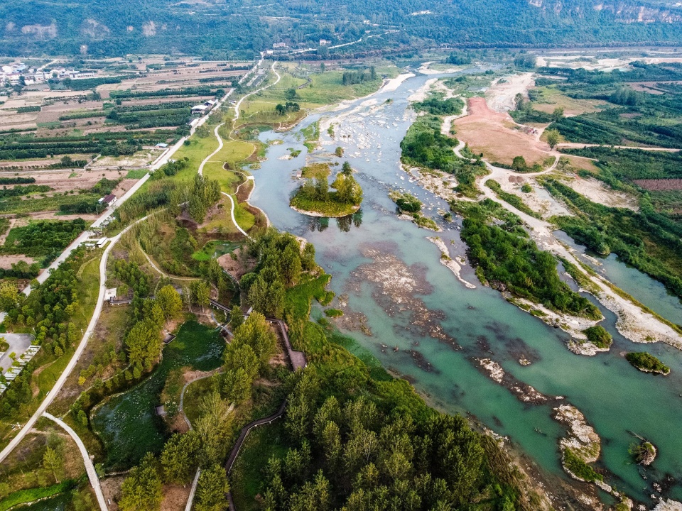 yichang huangbai river wetland park china by hangzhou landscape architecture design institute