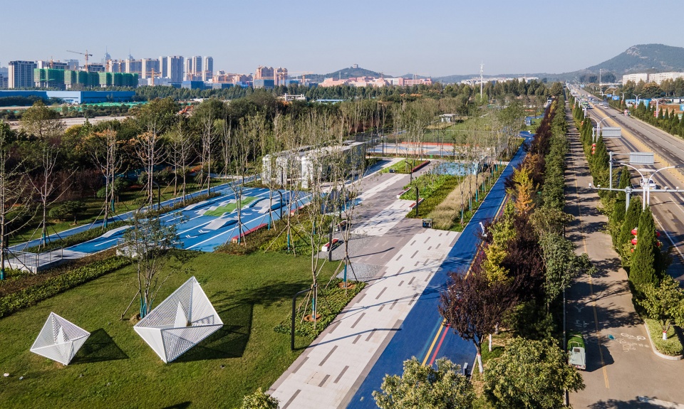 science technology innovation green corridor phase i china by tong yuan design group