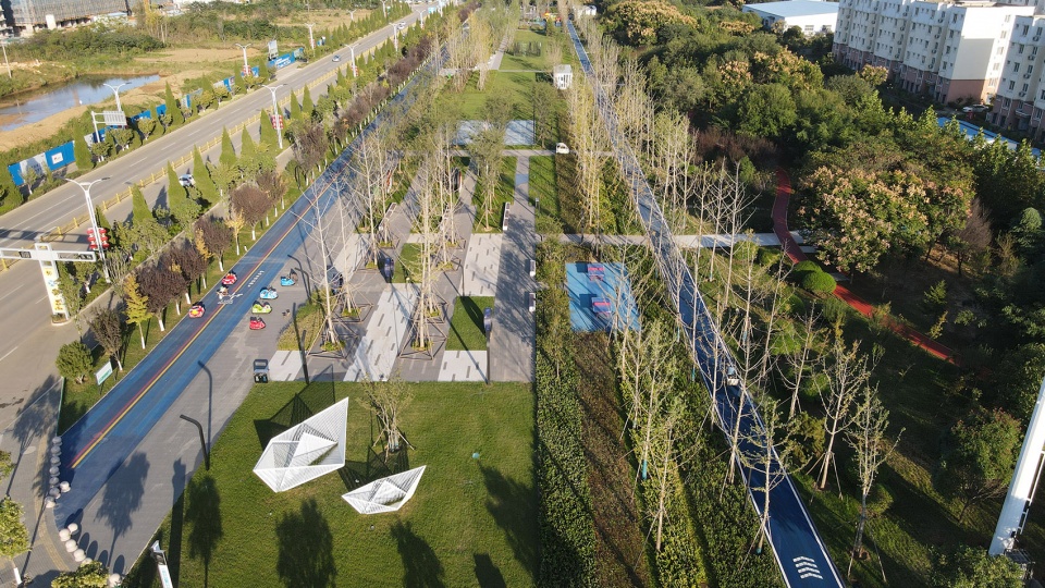 science technology innovation green corridor phase i china by tong yuan design group