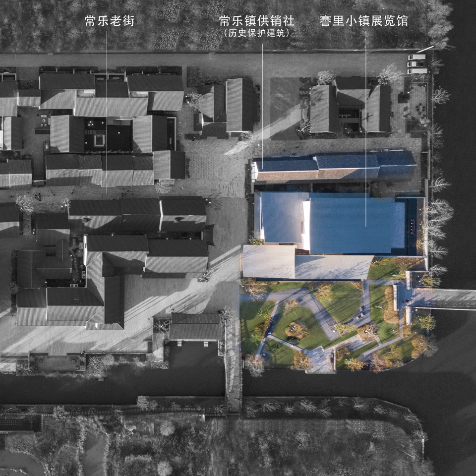 jianli town exhibition hall china by goa