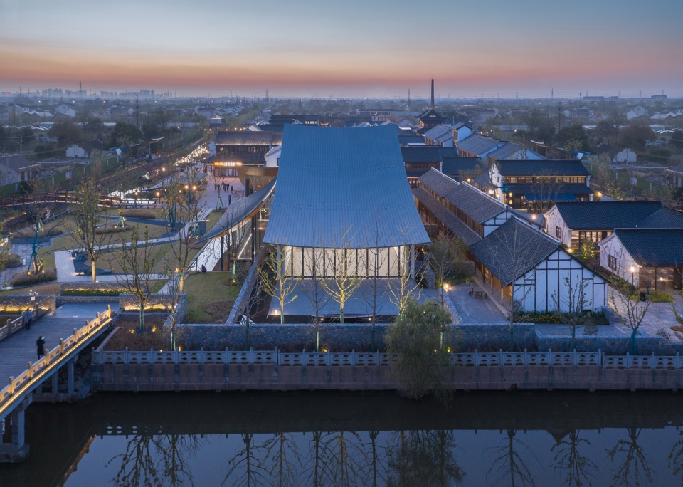 jianli town exhibition hall china by goa