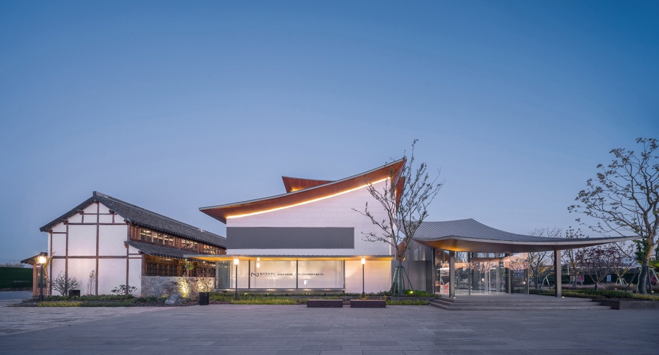 jianli town exhibition hall china by goa