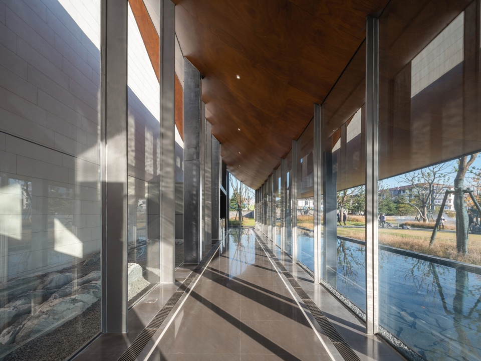 jianli town exhibition hall china by goa