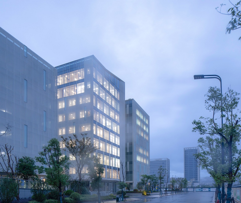 a collection of industrial office parks rich scenes in constructed order by gad