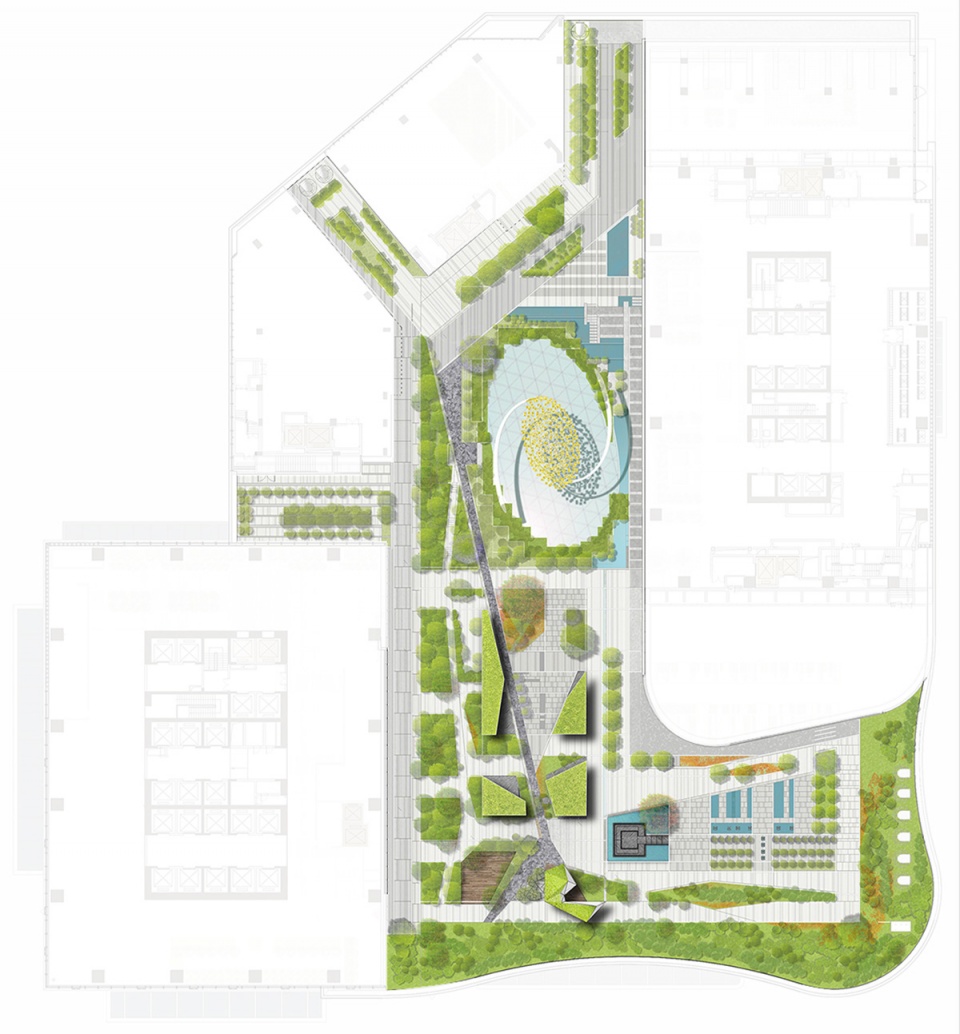 shenzhen shuibei jewelry art garden by loopstudio