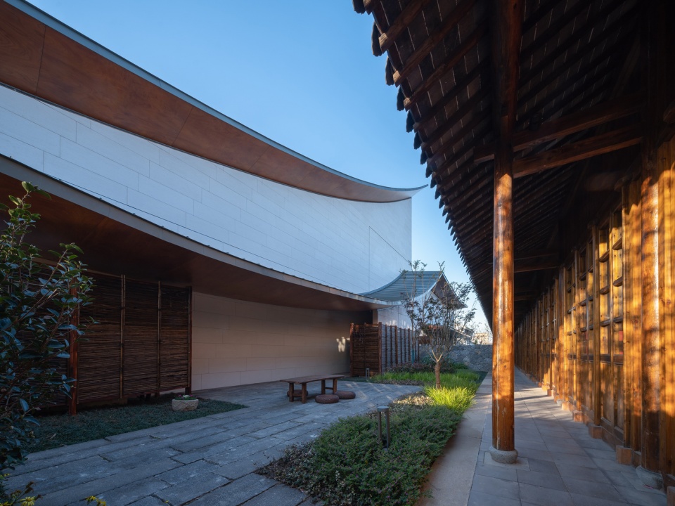jianli town exhibition hall china by goa