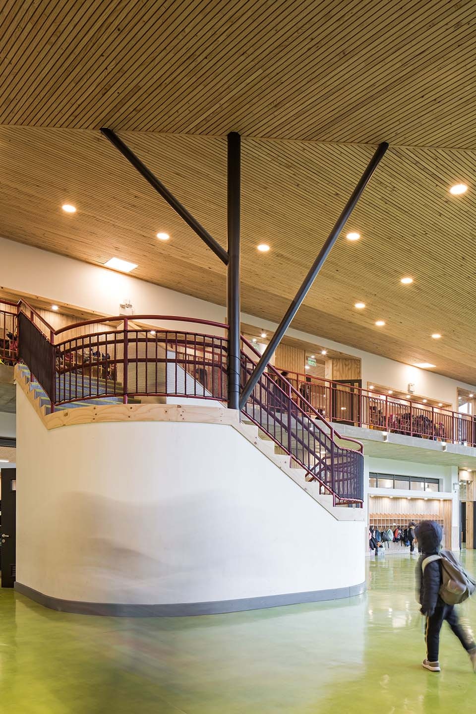 puerto varas school kindergarten by lagar arquitectos