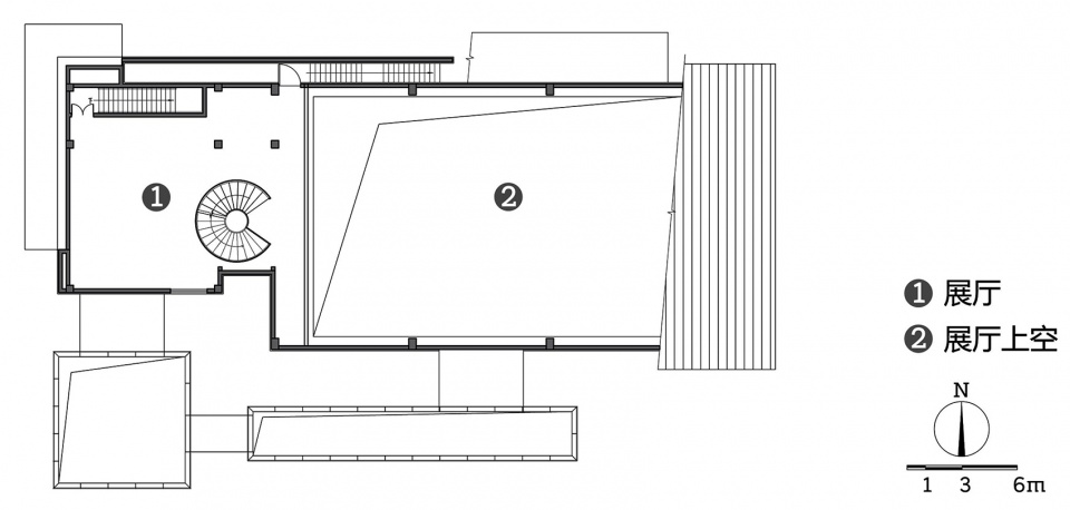 jianli town exhibition hall china by goa