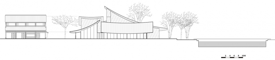 jianli town exhibition hall china by goa