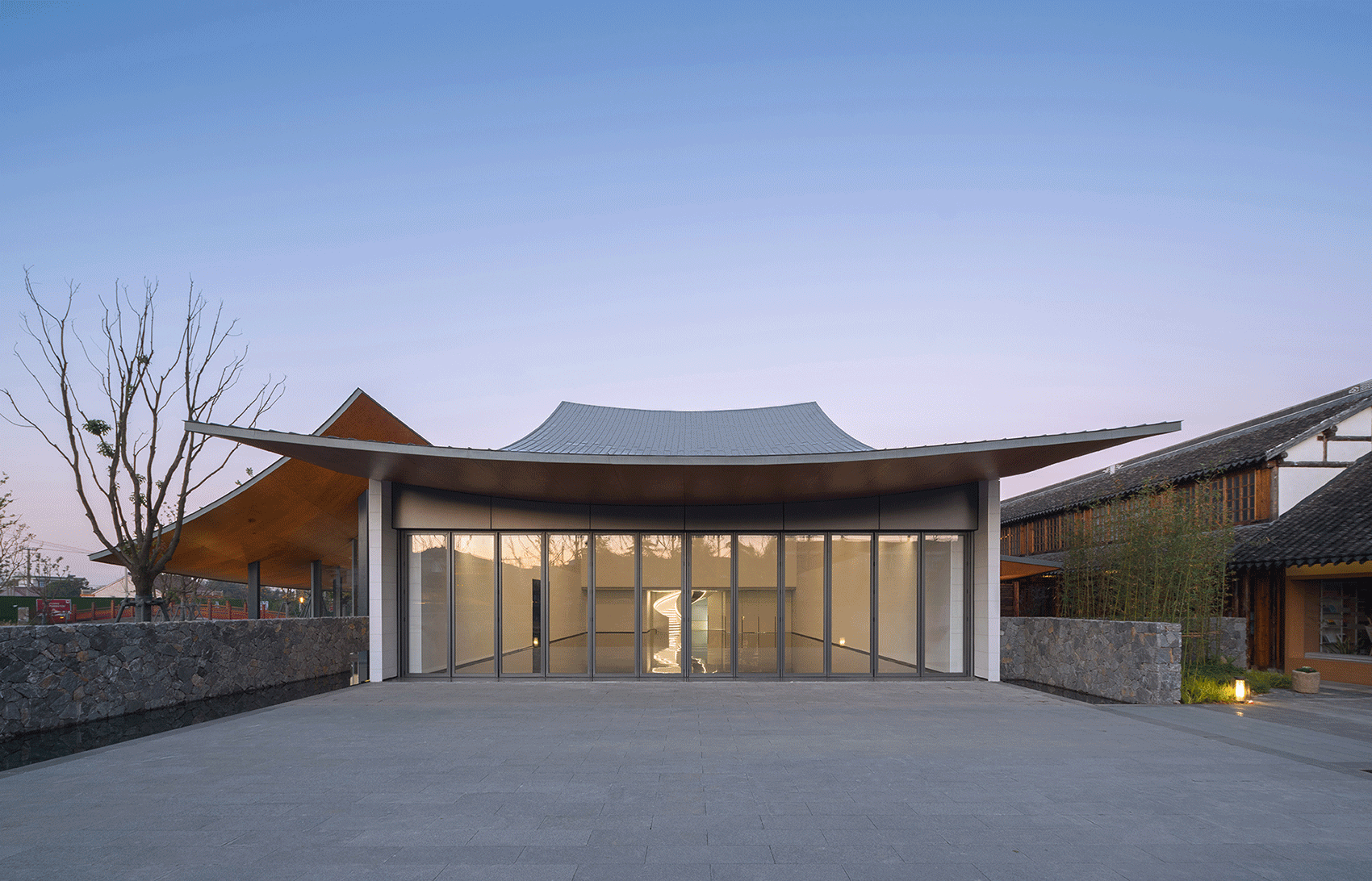 jianli town exhibition hall china by goa