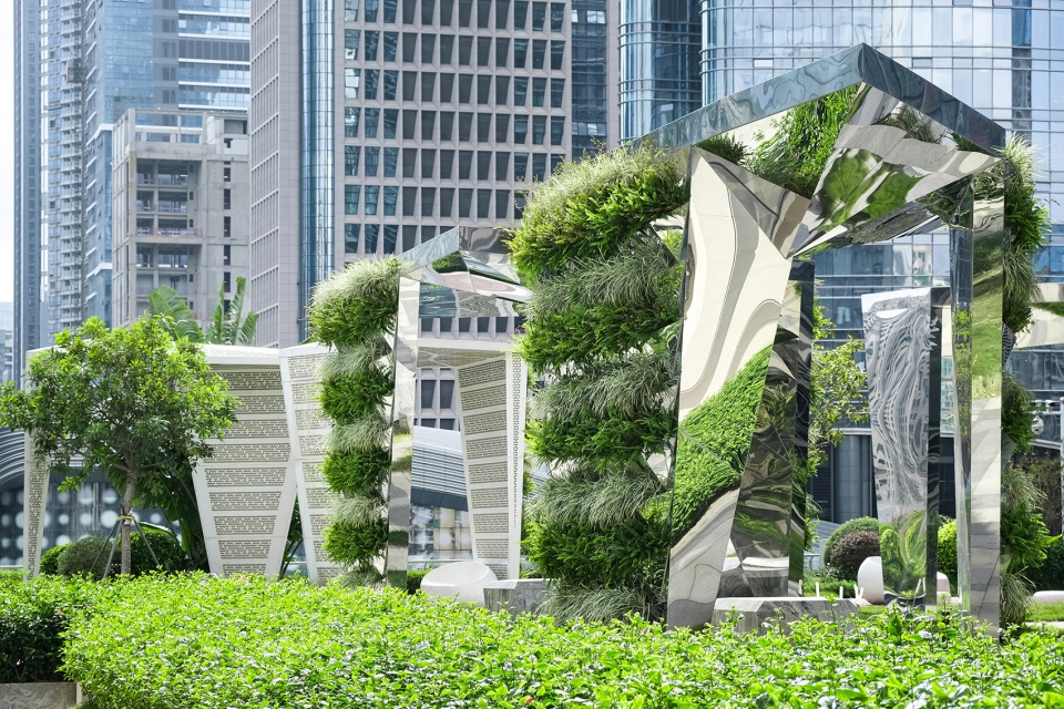 shenzhen shuibei jewelry art garden by loopstudio